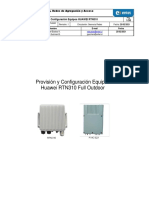 Provisión y Configuración Equipos Huawei RTN310 - Rev1