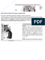 ECA - Linha do tempo sobre os direitos de crianças e adolescentes - Centro de Apoio Operacional das Promotorias da Criança e do Adolescente