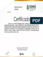 Certificado de Apresentação