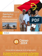 Apresentações Dos Resultados Definitivos Do Censo 2014 -Bengo