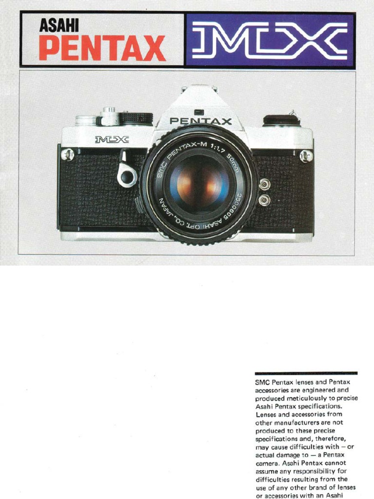 PentaxMXManualEN PDF