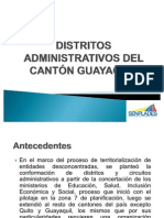 Distritos Administrativos Guayaquil - Mayo-2011