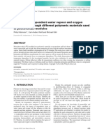 Dependent Water Vapour and Oxygen