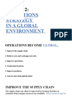 Operations Strategy in Global Environment