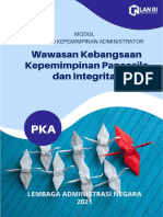 Materi Wawasan Kebangsaan Pelatihan Kepemimpinan Administrator III