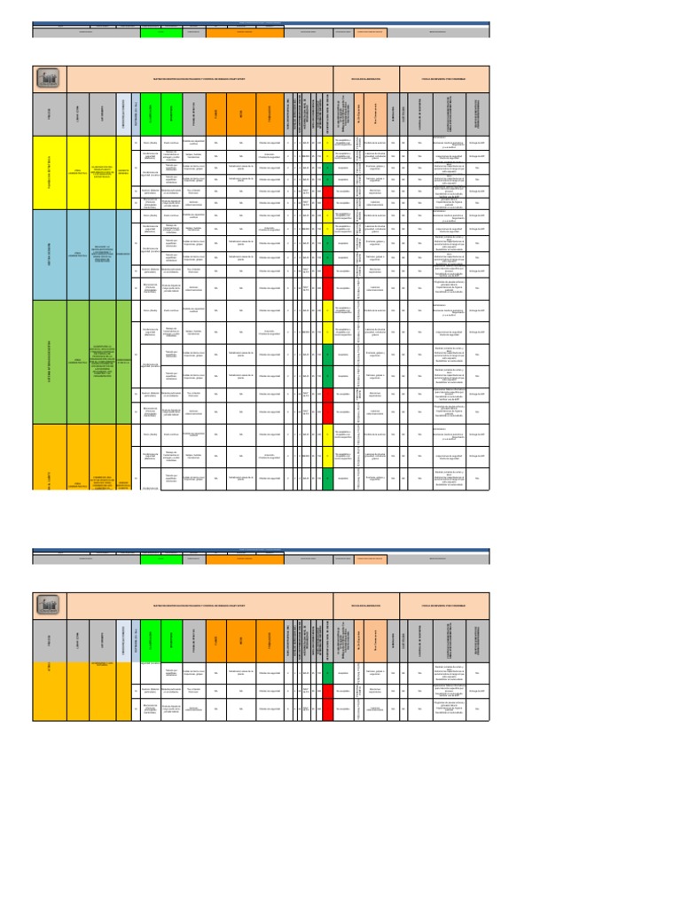 Matriz de Riesgos y Controles Laborales | PDF | Enfermedades y ...