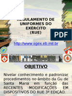 RUE: Principais alterações no regulamento de uniformes do Exército