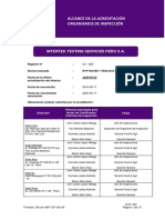 NTP Iso 17020 Alcance de Acredtación Intertek