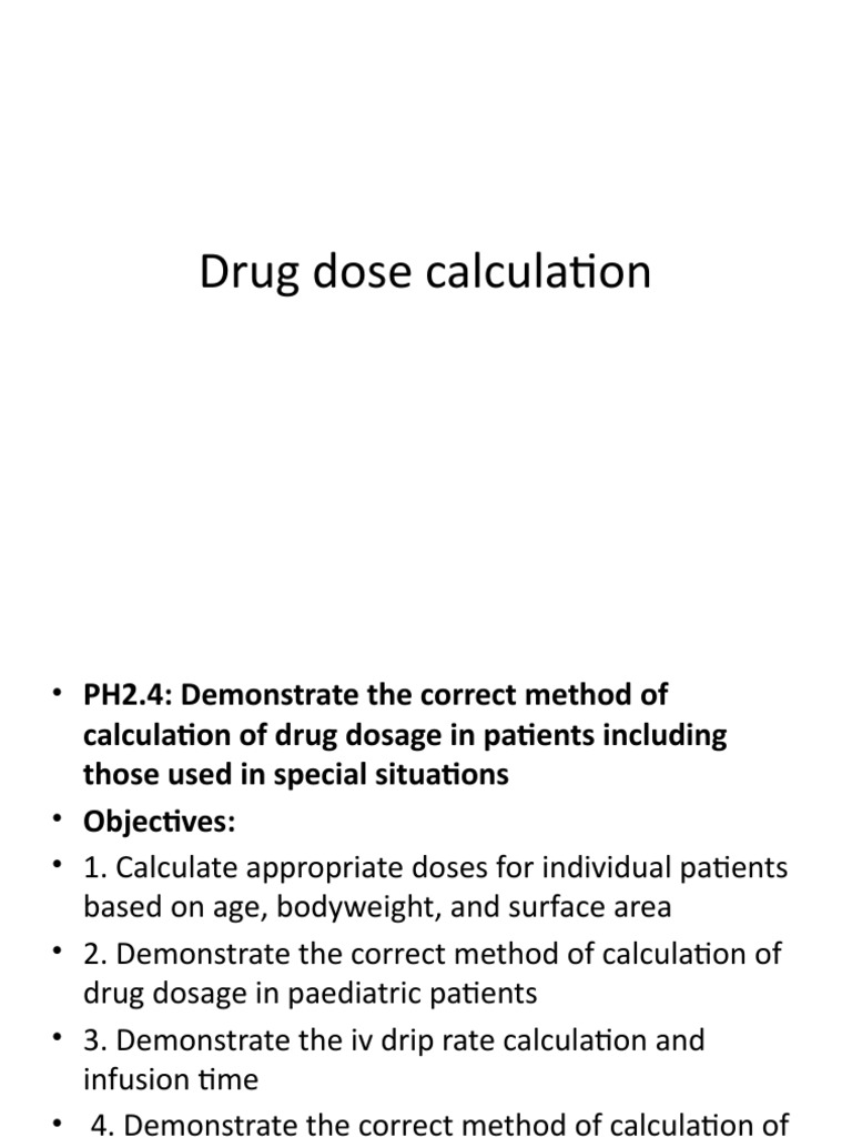Drug Dose Calculation PDF Cirrhosis Creatinine