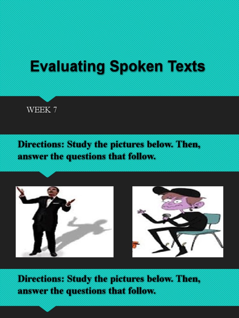 Evaluating Spoken Texts for Grade 10 | PDF | Fluency | Essays