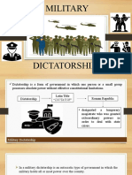 Military Dictatorship