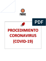 Procedimiento para prevención de COVID-19 en locales de comida