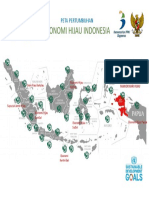 Peta Pertumbuhan Ekonomi Hijau - Indonesia