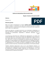 Carta de Presentacion