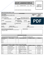 FLK (Formulir Lamaran Kerja) - 2017