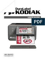 DuraLabel Kodiak User Guide