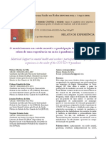 O Matriciamento em Saúde Mental e A Participação Dos Trabalhadores - o Relato de Uma Experiência em Meio A Pandemia