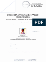 Crisis Financieras en Paises Emergentes