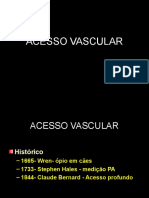 Acesso vascular periférico e central - técnicas e complicações