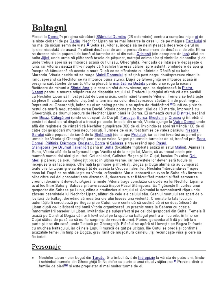 Opere Literare | PDF