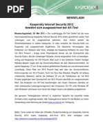 Download AVTest Kaspersky 2012 by secure one  SN60055100 doc pdf