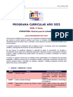 Programa 3° Medio 2022