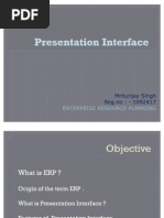 Presentation Interface