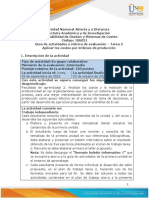 Guía de Actividades y Rúbrica de Evaluación - Unidad 1 - Tarea 2 - Aplicar Los Costos Por Órdenes de Producción