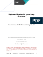 High-end Hydraulic Punching Machine Guide