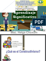 El Constructivismo y El Aprendizaje Significativo