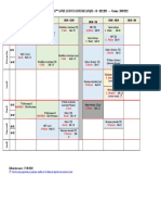 Emploi Du Temps 2a