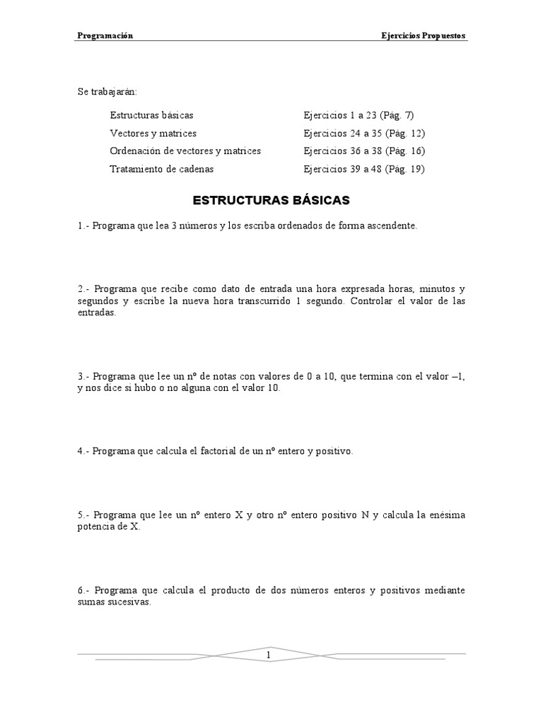 Parcial 1 Estructuras de Programacion | PDF | División (Matemáticas ...