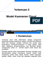 Pertemuan 5 Model Keamanan Cloud