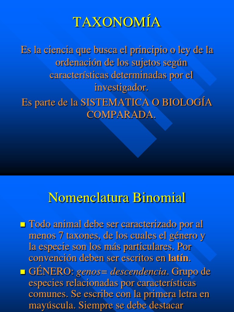 Principios de La Taxonomía PDF