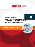 Protocolo para La Ficalizacion en Materia de SST en El Sector de Construcción