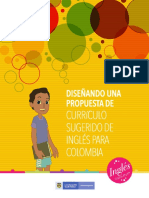 Diseño Propuesta Curriculo Sugerido - INGLES