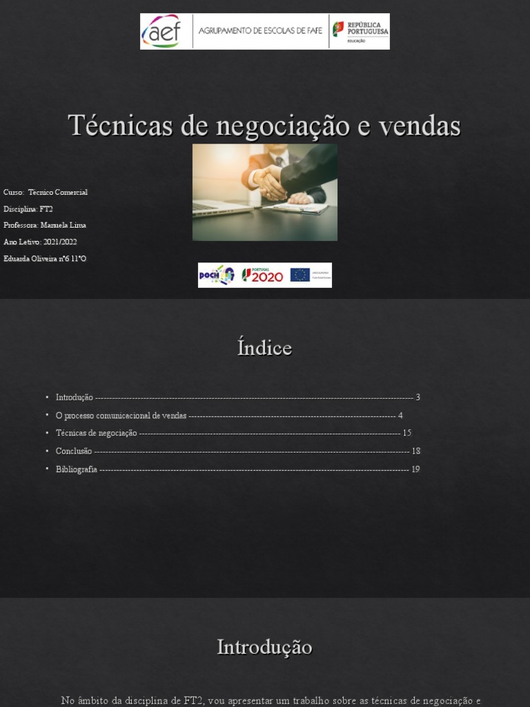 Técnicas de Negociação e Vendas Eficazes | PDF | Comunicação | Linguística