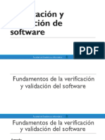 Clase2-Fundamentos de La Verificación y Validacion Del Software I