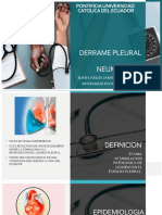 Derrame Pleural - Neumologia