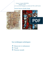 Licence 1 (Année 2021-2022) Module 2, EP 2 Histoire de L'art Médiéval: Les Arts de L'image en Occident Du VII Au XII Siècle