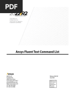 Ansys Fluent Text Command List