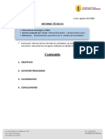 Informe Mantenimiento Camillas