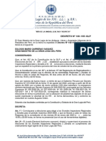 Decreto 140-165-Glp Convocatoria Elecciones Grandes Inspectores Regionales y Zonales 2023-2025