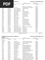 Intermediate Inventory Report