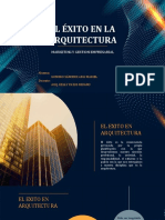 Gomero Sanchez Arli - El Exito en La Arquitectura