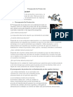 Presupuesto de Produccion - Documento 3