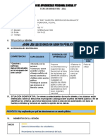 06-10-22 Sesión de Aprendizaje Personal Social N