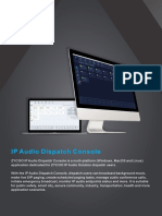 IP Audio Dispatch Console Datasheet v1.0.1