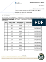 Temporal de Importacion Buque MSC Darien V-23 - Esmeralda Rodriguezmaersk