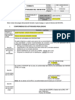 FM11-GOECOR-CIO Informe de Actividades Del CM - CM STAE - V03